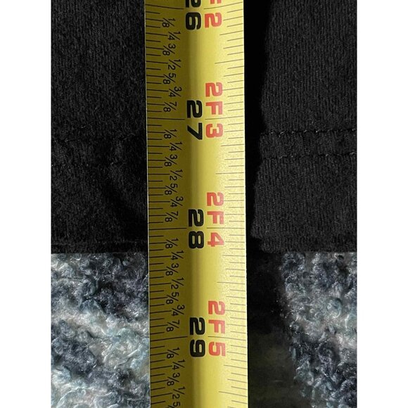 George Shirt Mens Large Black Long Sleeve Casual Lightweight Pullover Crewneck - Picture 5 of 5